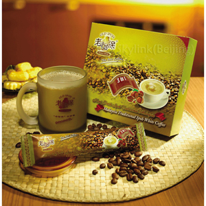 马来西亚原装进口老怡保白咖啡(榛果味)三合壹